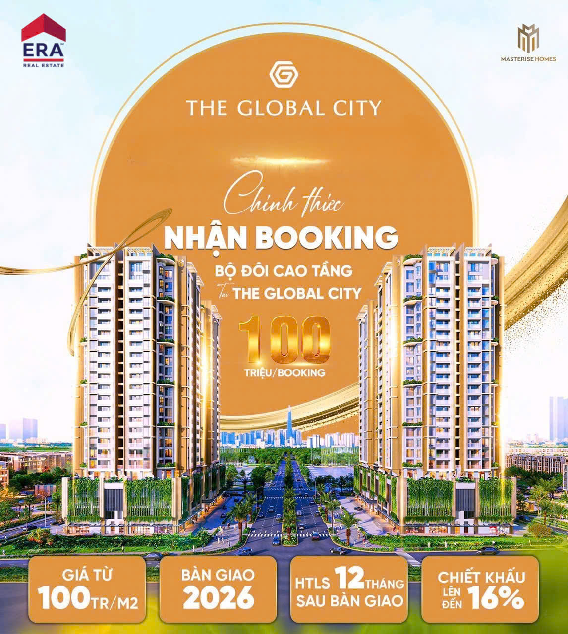 Bán căn hộ Global City. Tòa Spark & Glow 